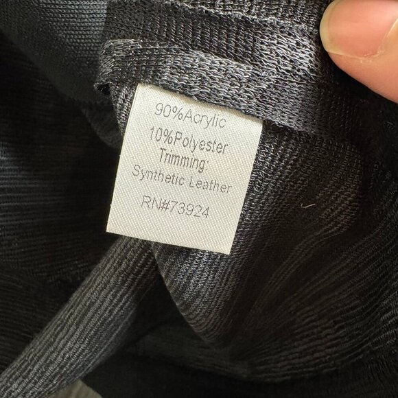 Ming Wang black and gray patterned open front blazer cardigan. Retail $310 - Picture 8 of 8